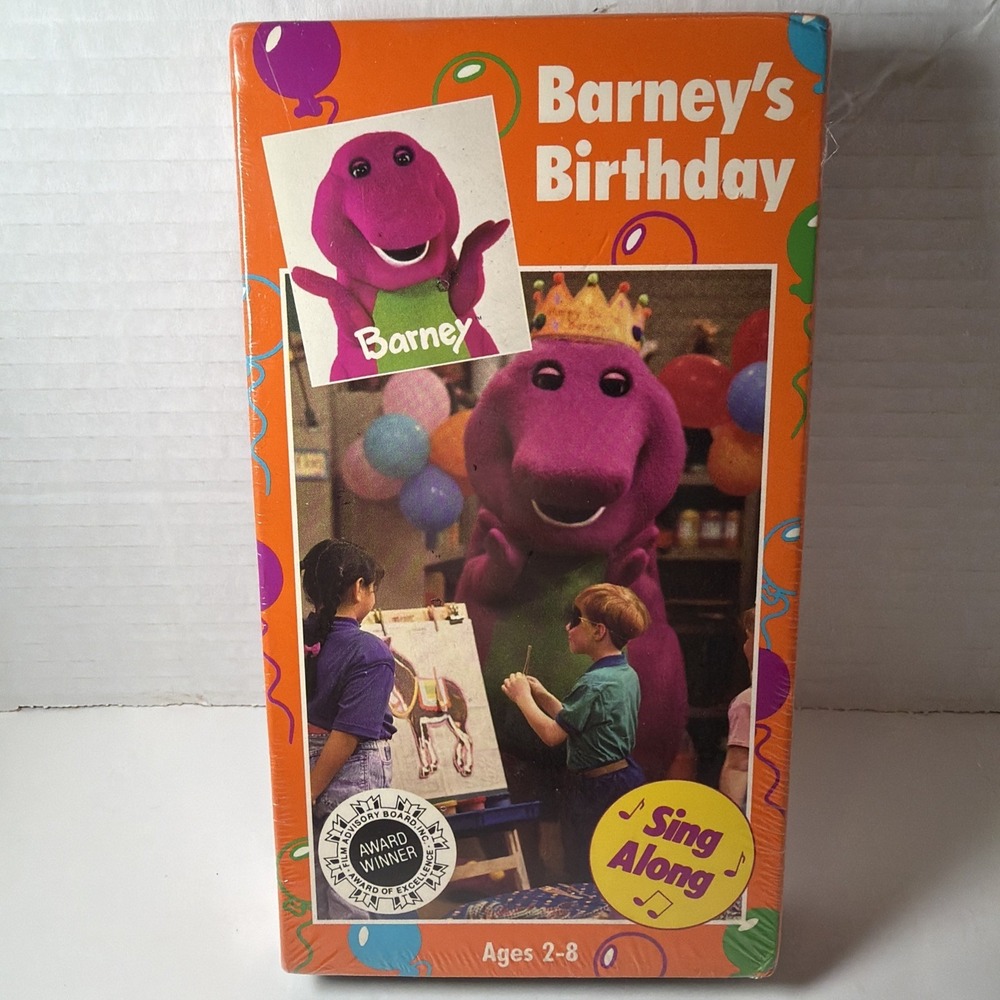 Brand New / factory sealed  - Barney - Barneys Birthday (VHS, 1992)
